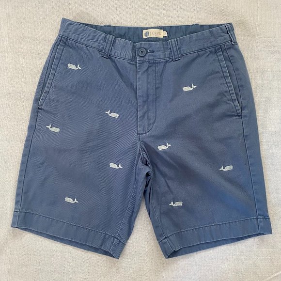 J. Crew Factory Men's Whale Pattern Short Size 31 - Picture 1 of 5